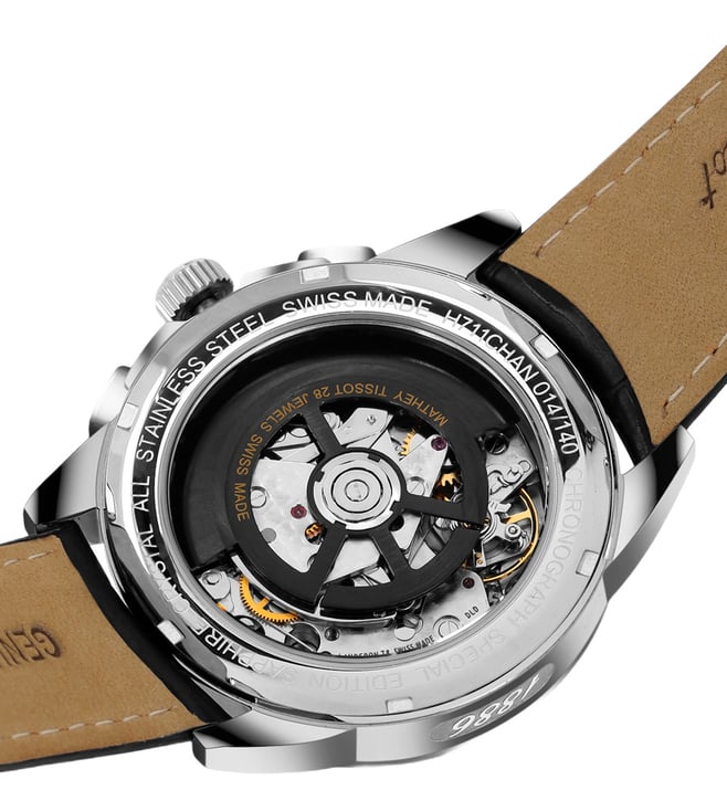 Mathey-Tissot Swiss Made Heritage Automatic Black Dial Analog Watch for Gents - H711CHTLAN