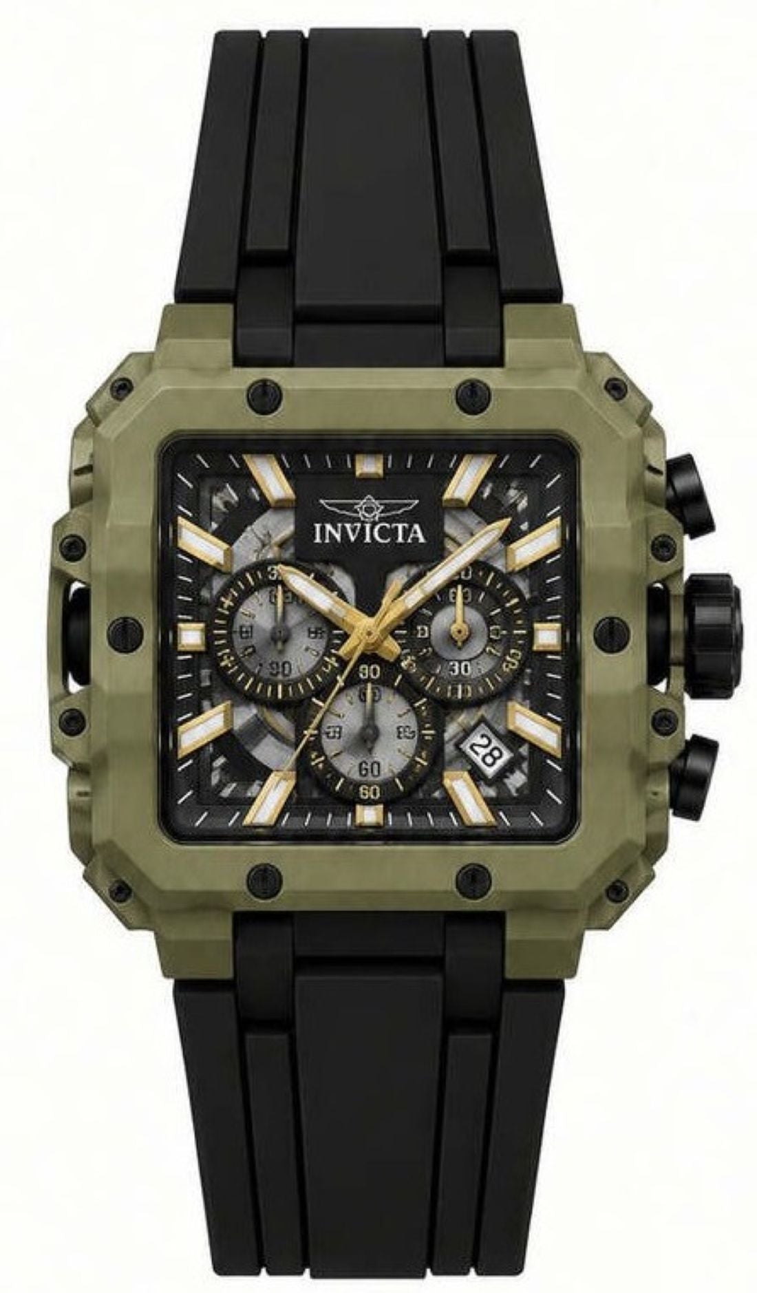 Invicta S1 Rally Quartz Black Dial Analogue Watch for Gents - 70218