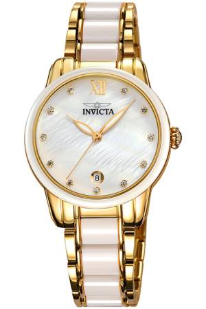 Invicta Celestial Quartz Multicolor Dial Analogue Watch for Lady - 70340