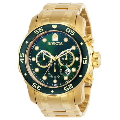 Invicta Pro-Diver Analog Green Dial MenS Watch-0075