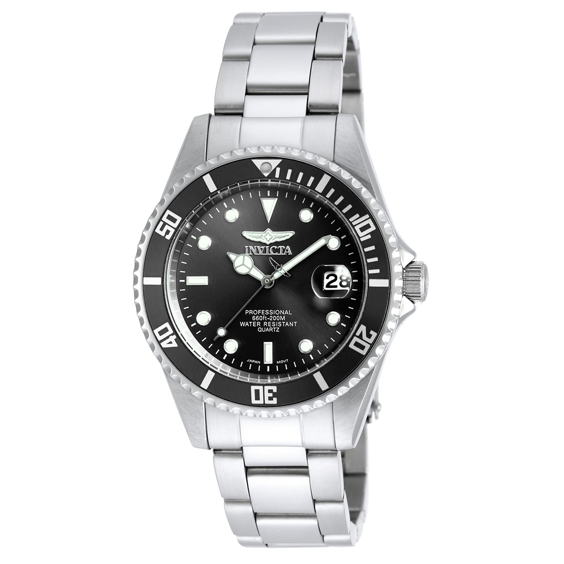Invicta MenS 8932Ob Pro Diver Analog Quartz Silver Stainless Steel Watch