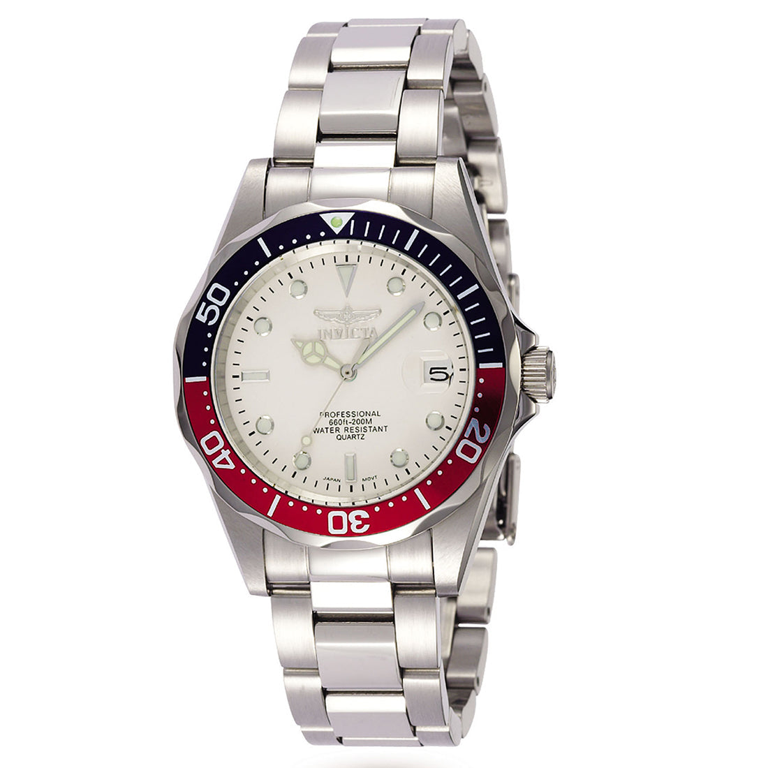 Invicta Pro Diver Analog Silver Dial UnisexS Watch-8933