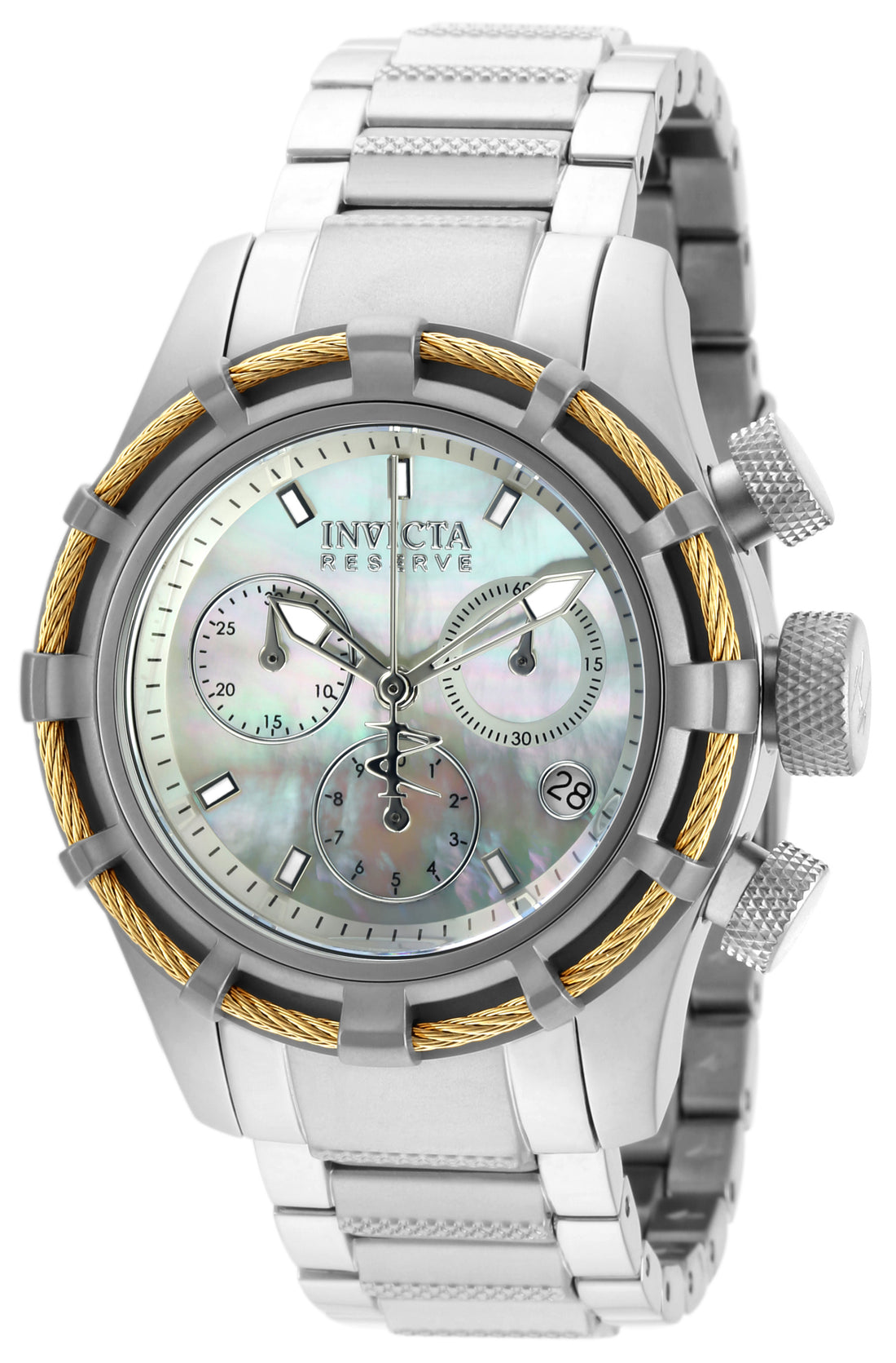 Invicta Bolt Quartz White Dial Analog Watch For - Gents 90009