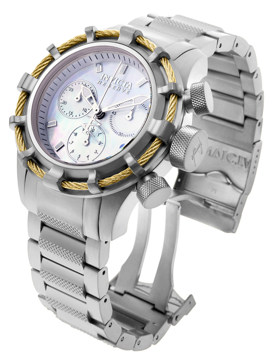 Invicta Bolt Quartz White Dial Analog Watch For - Gents 90009