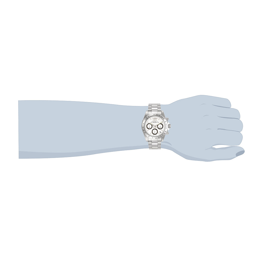 Invicta Speedway Analog White Dial MenS Watch-9211