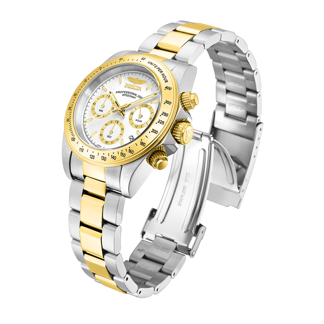 Invicta Speedway Analog White Dial MenS Watch-9212