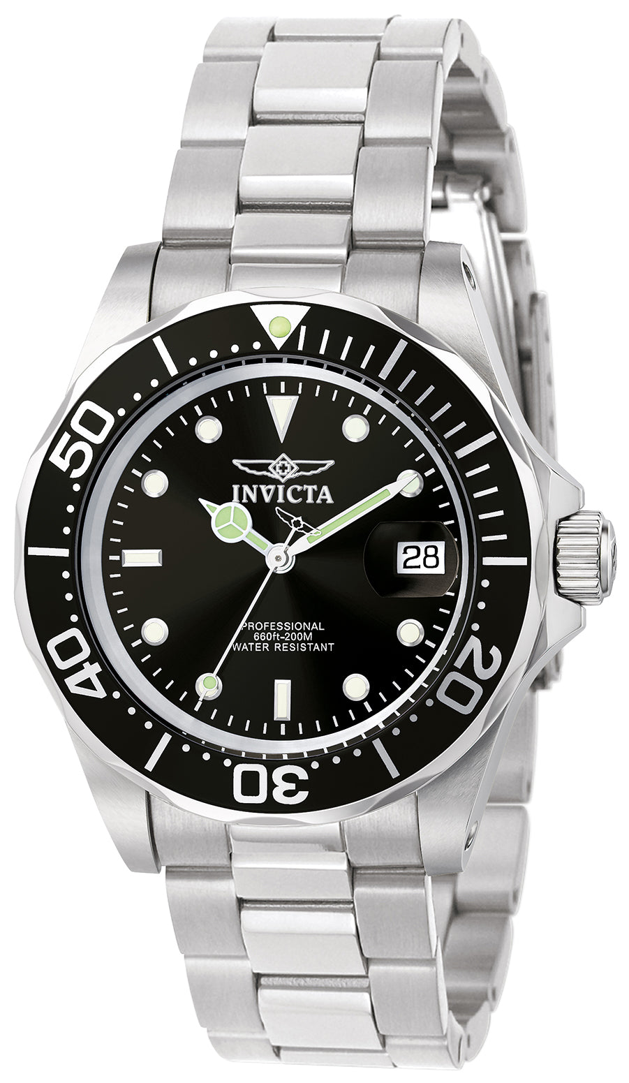 Invicta Pro Diver Quartz Black Dial Analog Watch For - Gents 9307