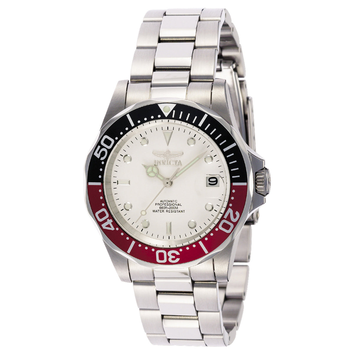 Invicta Pro Diver Automatic White Dial Analog Watch For - Gents 9404