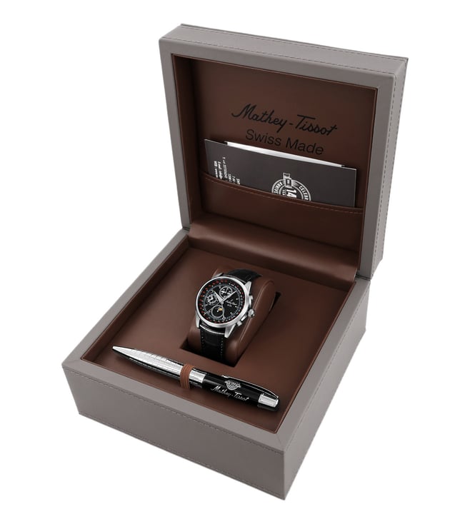 Mathey-Tissot Swiss Made Heritage Automatic Black Dial Analog Watch for Gents - H711CHTLAN