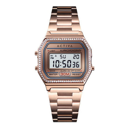 Invicta by Activa Digital Essentials Rose Gold Dial Analog Watch - For Ladies ACW1474-001