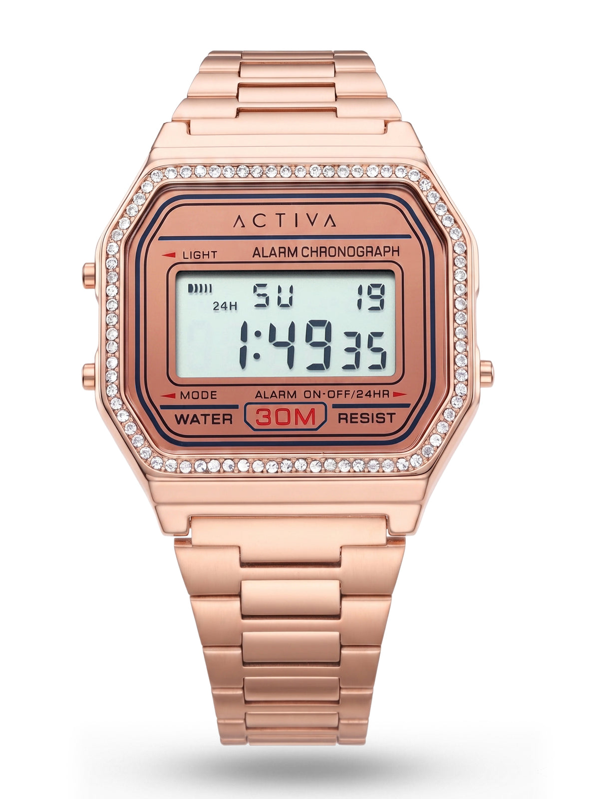 Invicta by Activa Digital Essentials Rose Gold Dial Analog Watch - For Ladies ACW1474-001