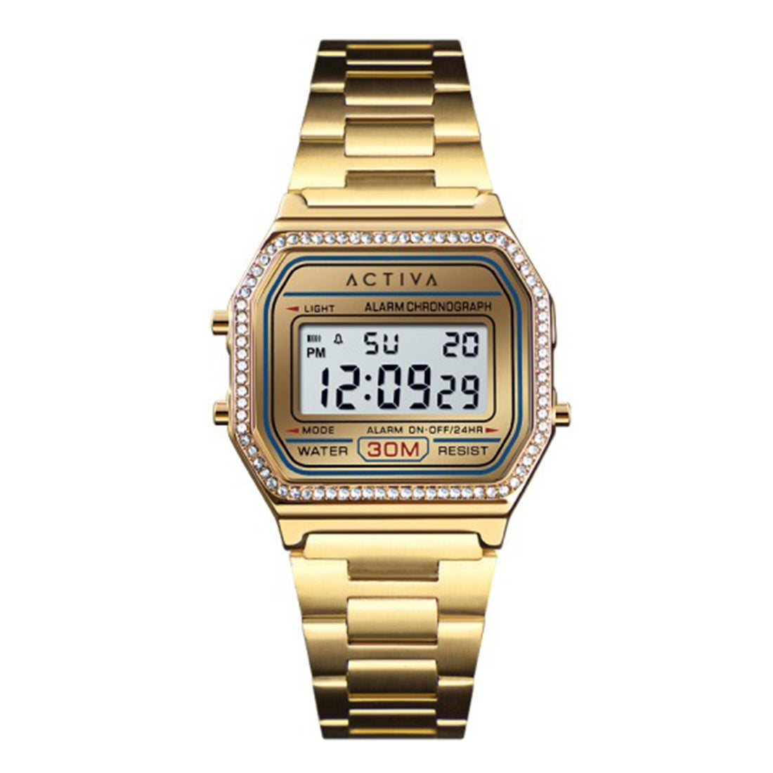 Invicta by Activa Digital Essentials Gold Dial Analog Watch - For Ladies ACW1474-002
