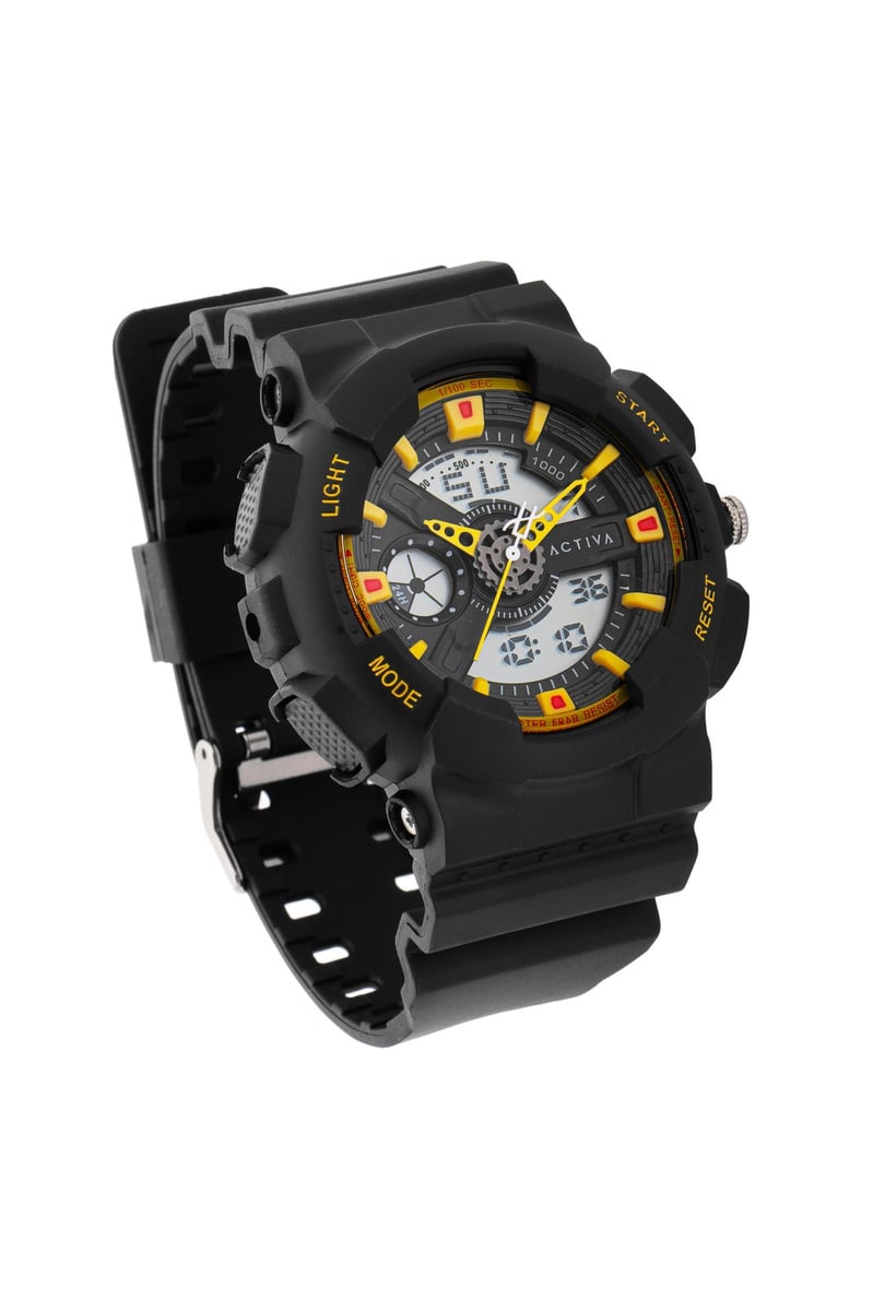 Activa By Invicta Black Dial Digital Watch For Unisex - ACW498-002