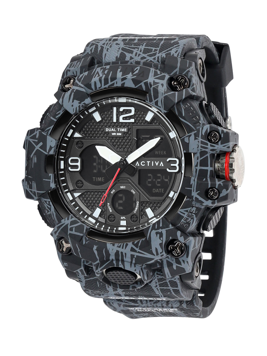 Invicta By Activa Digital Essentials Multicolor Dial Digital Watch For Gents -  ACW8008-001