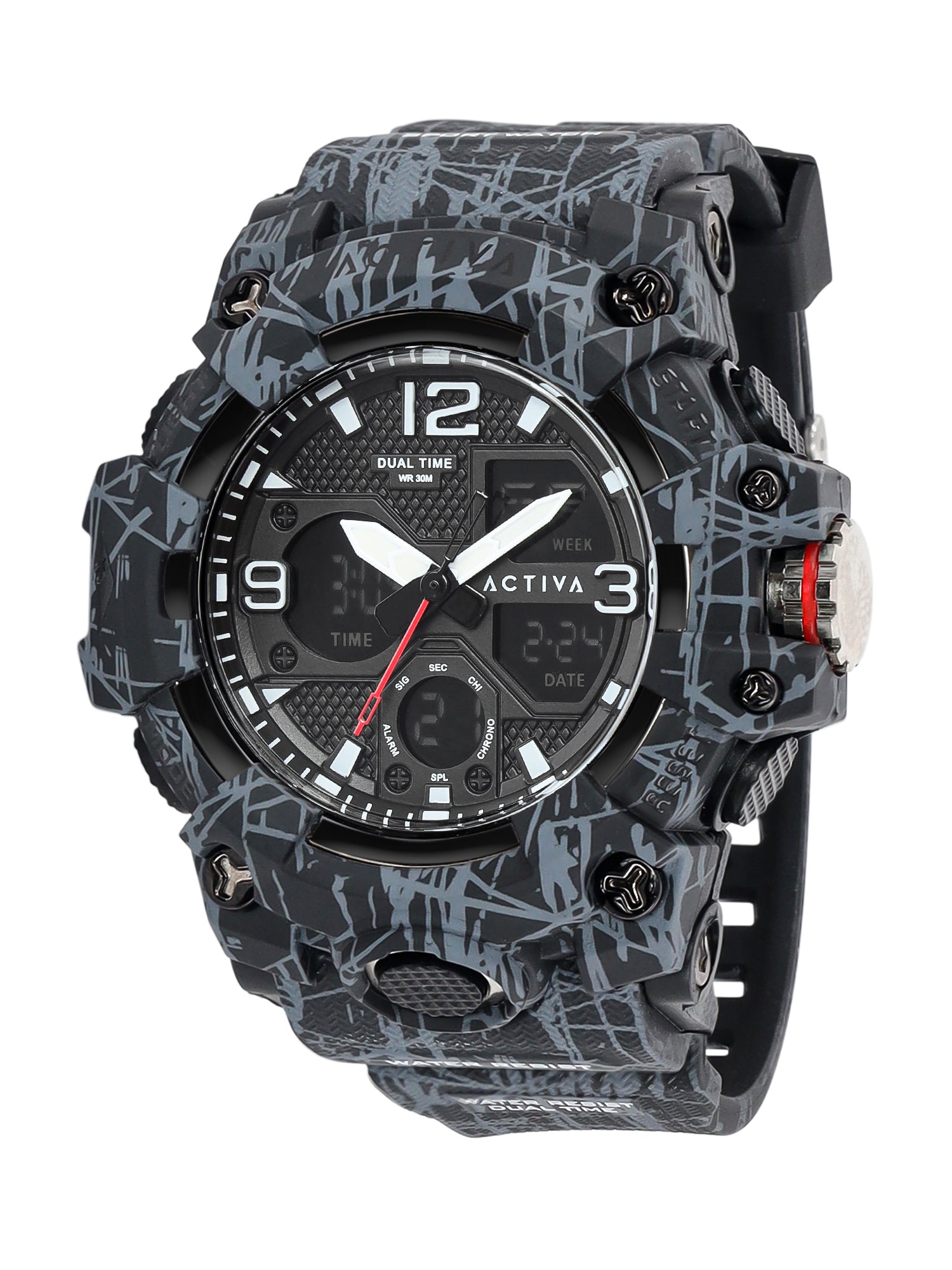 Invicta By Activa Digital Essentials Multicolor Dial Digital Watch For Gents -  ACW8008-001