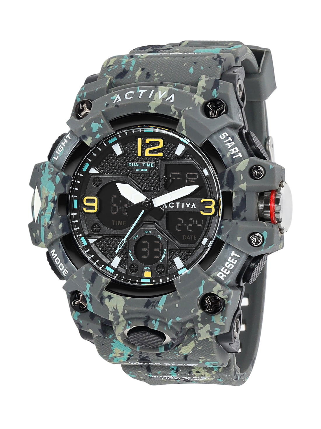 Invicta By Activa Digital Essentials Multicolor Dial Digital Watch For Gents -  ACW8008-002