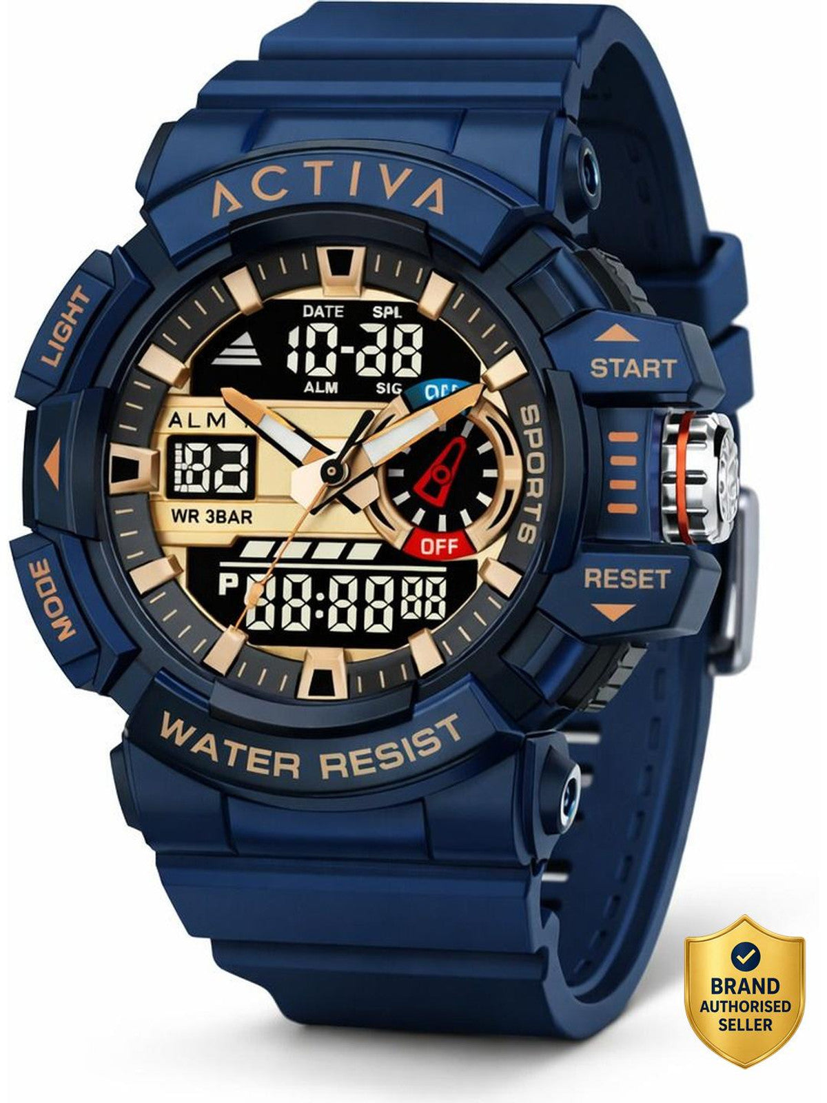 Invicta By Activa Digital Essentials Multicolor Dial Digital Watch For Gents -  ACW8043-003