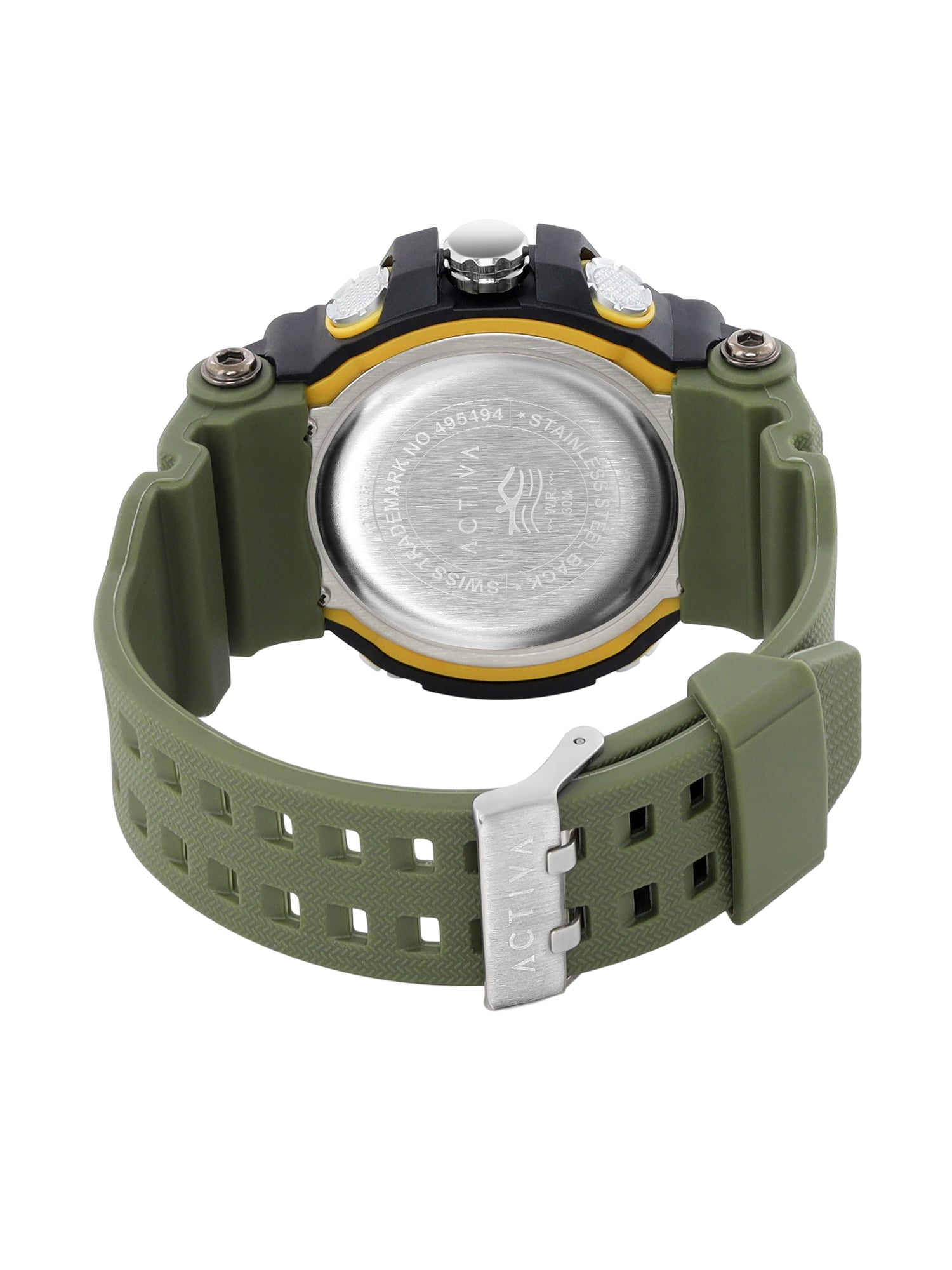 Invicta By Activa Digital Essentials Green Dial Digital Watch For Gents -  ACW8089-002