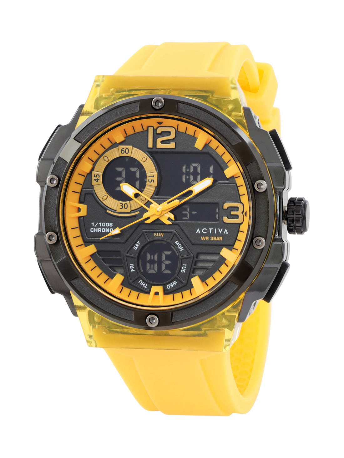 Invicta By Activa Digital Essentials Multicolor Dial Digital Watch For Gents -  ACW8118-001