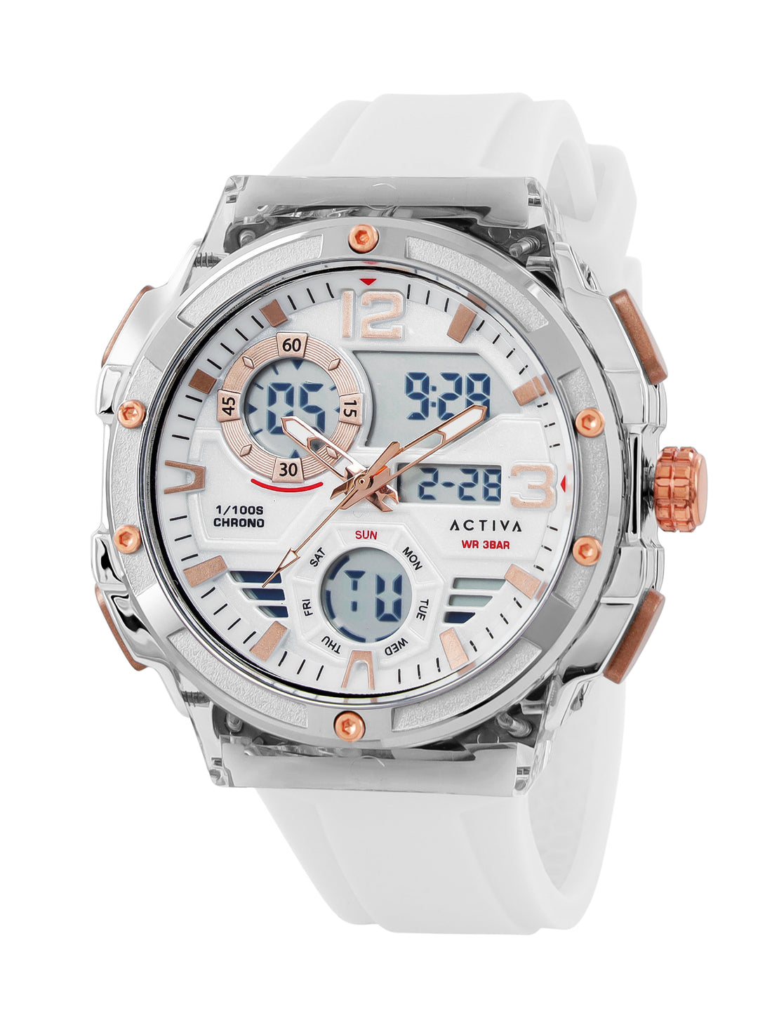Invicta By Activa Digital Essentials Multicolor Dial Digital Watch For Gents -  ACW8118-002