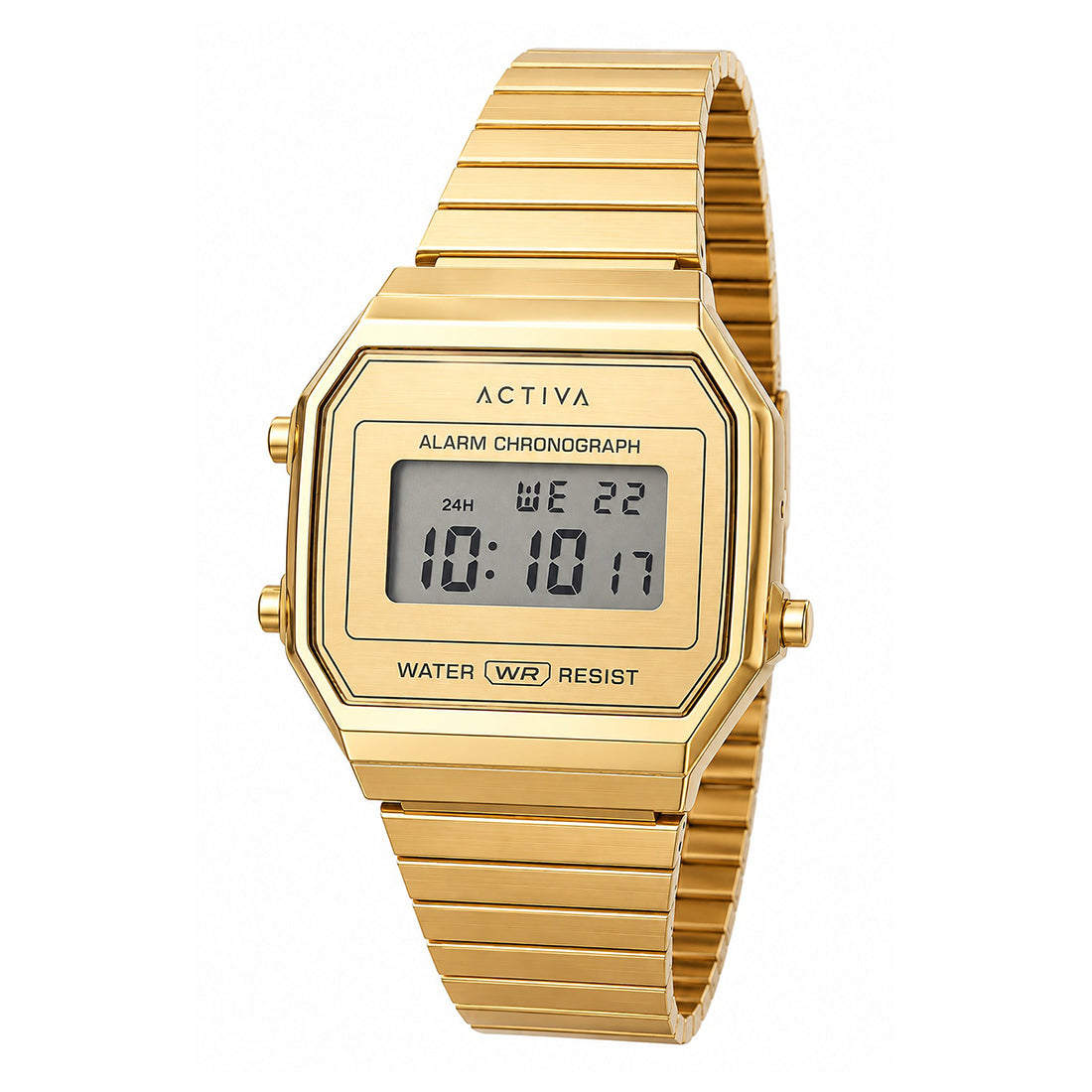 Invicta by Activa Digital Essentials Gold Dial Analog Watch - For Ladies ACWV001