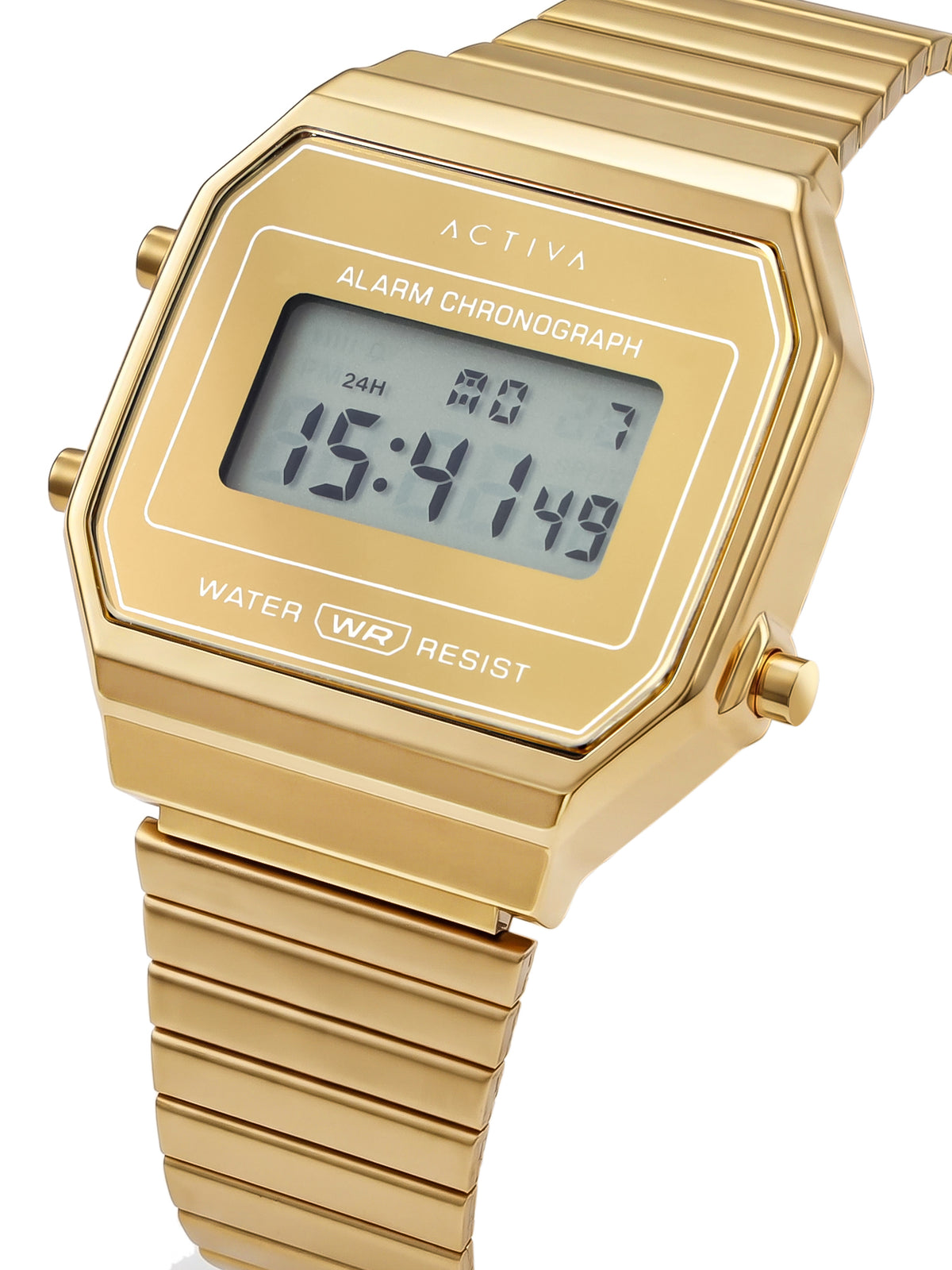 Invicta by Activa Digital Essentials Gold Dial Analog Watch - For Ladies ACWV001