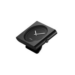 D1 Milano Block Black Aluminum Case Unisex Watch - BLXU01