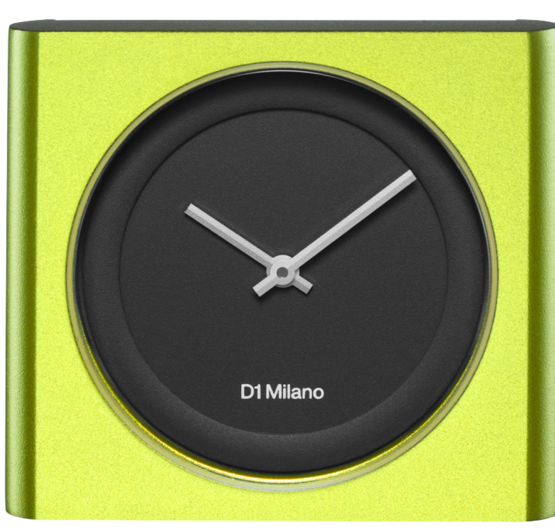 D1 Milano Block Green Aluminum Case Unisex Watch - BLXU03