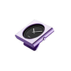 D1 Milano Block Purple Aluminum Case Unisex Watch - BLXU05