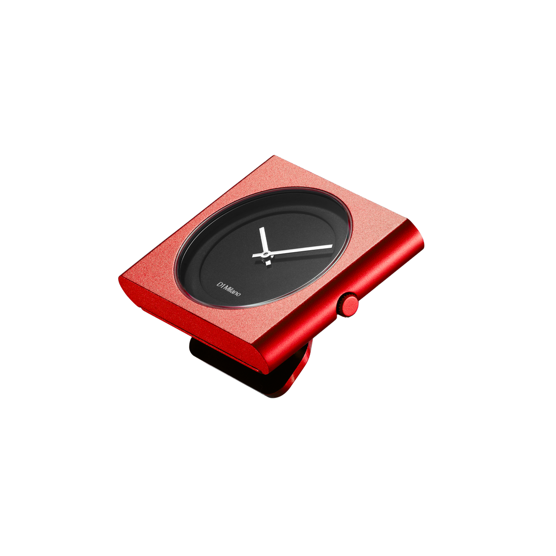 D1 Milano Block Red Aluminum Case Unisex Watch - BLXU06