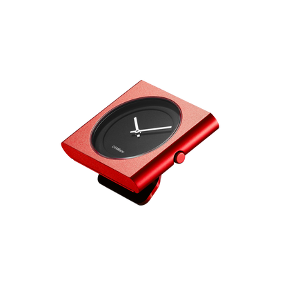 D1 Milano Block Red Aluminum Case Unisex Watch - BLXU06