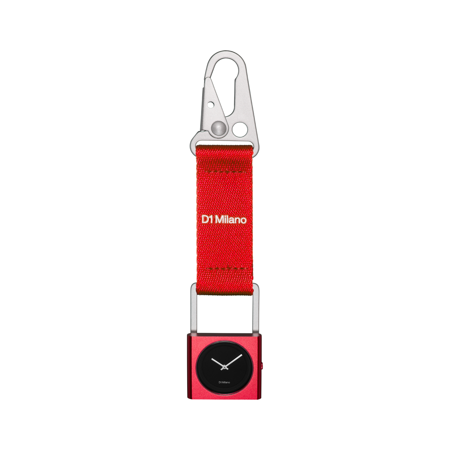 D1 Milano Block Red Aluminum Case Unisex Watch - BLXU06