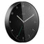 ZEON Round Analogue Wall Clock, Easy to Read Black Wall Clock for Living Room, Kitchen, Bedroom & Office, 30cm Diameter, CE4553