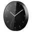 ZEON Round Analogue Wall Clock, Easy to Read Black Wall Clock for Living Room, Kitchen, Bedroom & Office, 30cm Diameter, CE4553