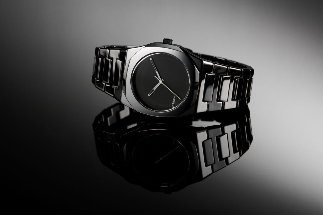 D1 Milano CERAMIC Black Dial Quartz Analog Watch For Men&