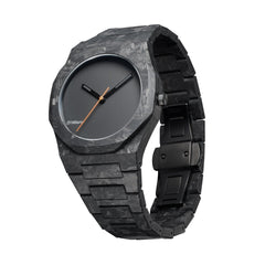 D1 Milano CARBONIO Black Dial Quartz Analog Watch - For Gents CRBJ01