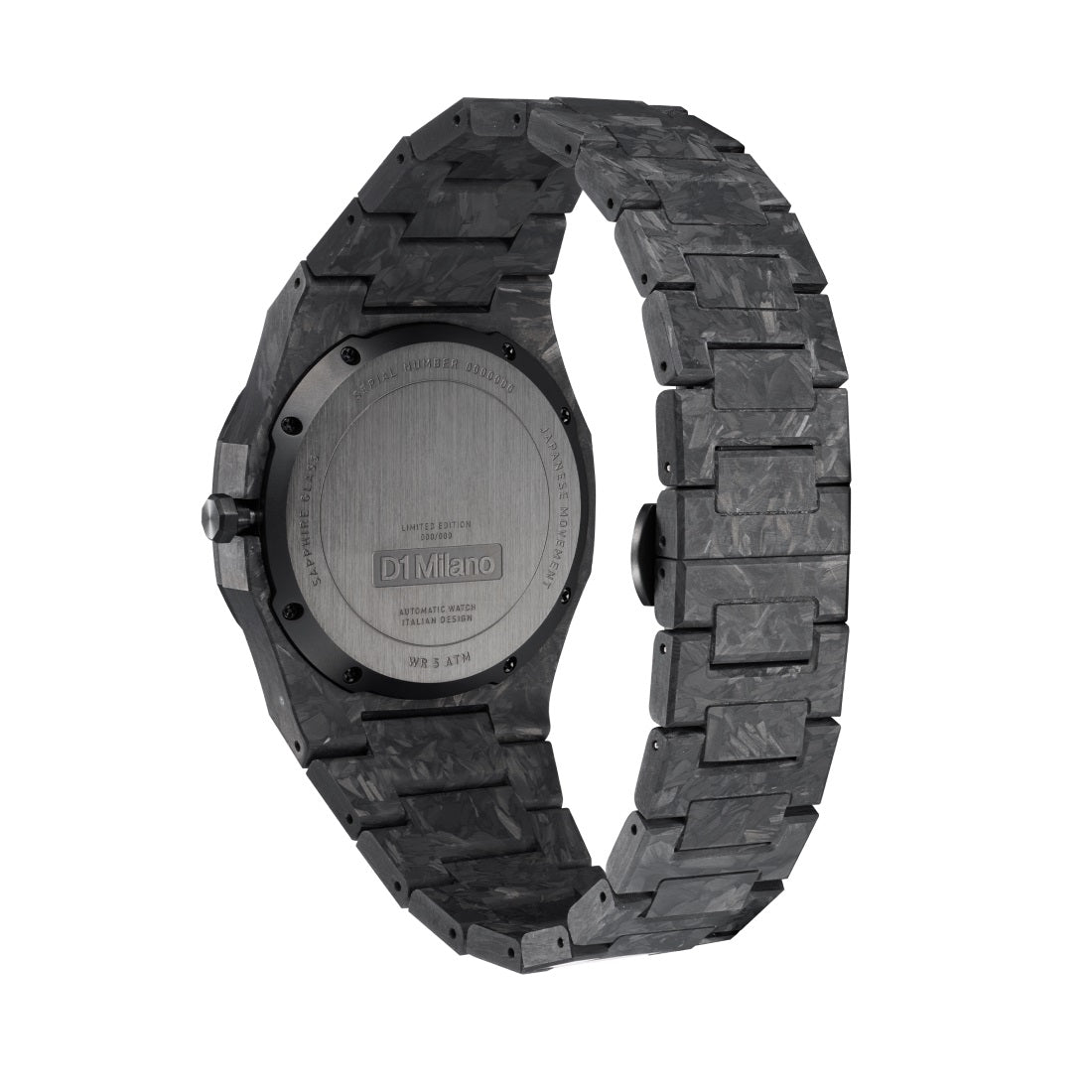 D1 Milano CARBONIO Black Dial Quartz Analog Watch - For Gents CRBJ01