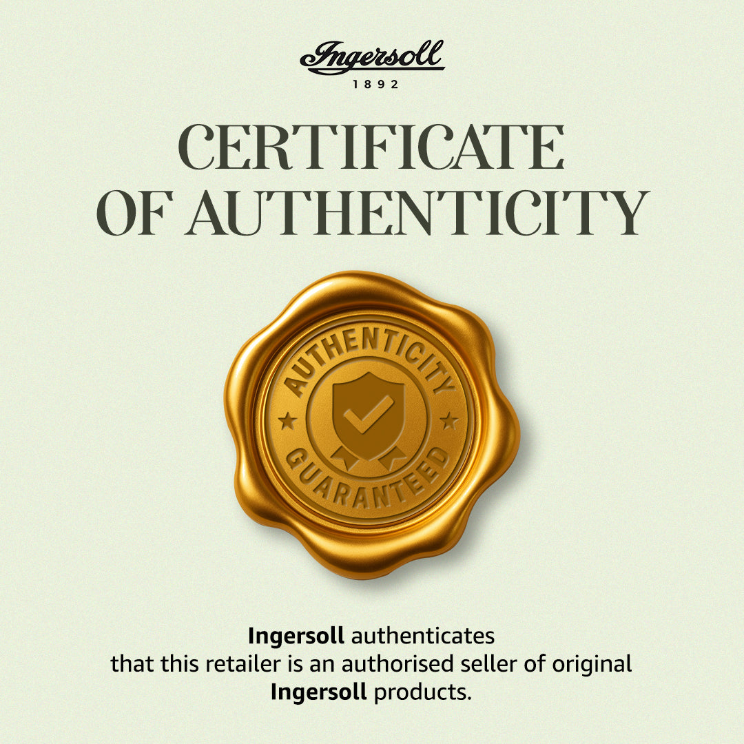 Ingersoll The Bronc Automatic Black  Dial With lifetime Warranty Analog Watch - For Gents I16701