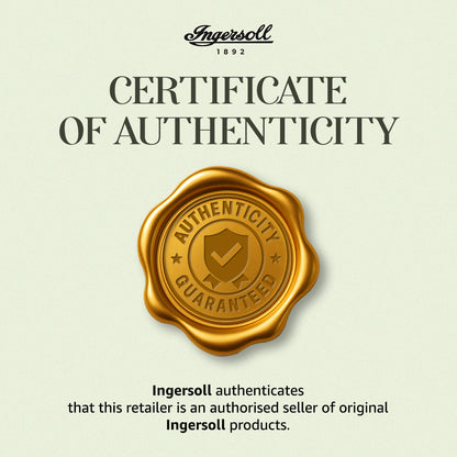 Ingersoll Automatic Analog Blue Dial Leather Strap Men&