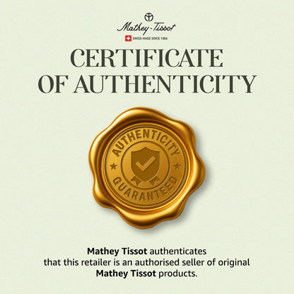 Mathey-Tissot Swiss Made Edmond Handcrafet Limited Edition Automatic Multicolor Dial Analog Watch For Gents - H1886TP