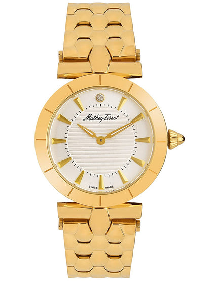 Mathey-Tissot Analog White Dial Women&