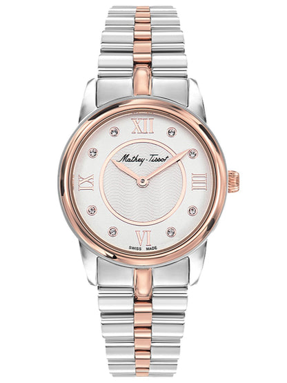Mathey-Tissot Analog White Dial Women&