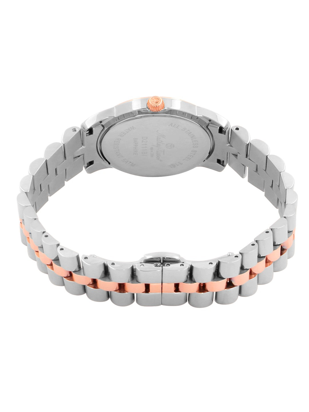 Mathey-Tissot Swiss Made Analog White Dial Ladies Watch-D1086BI