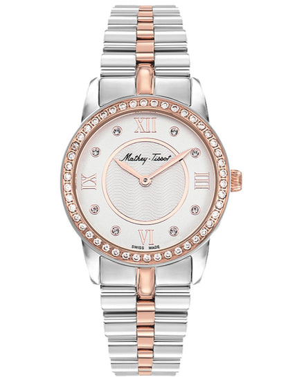 Mathey-Tissot Analog White Dial Women&