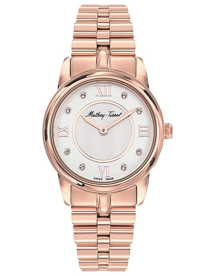 Mathey-Tissot Analog White Dial Women&