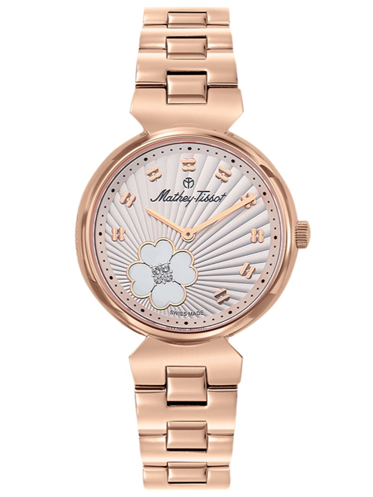 Mathey-Tissot Analog White Dial Women&