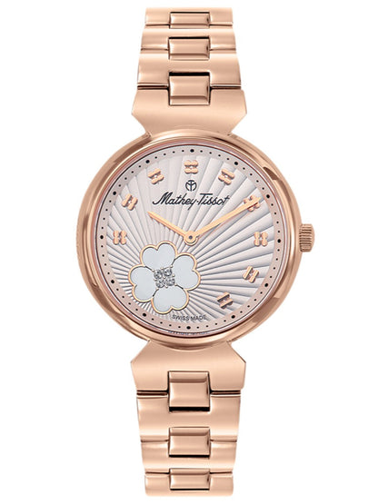 Mathey-Tissot Analog White Dial Women&