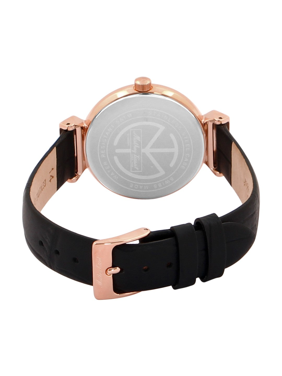 Mathey-Tissot Swiss Made Analog Black Dial Ladies Watch-D1089PLN