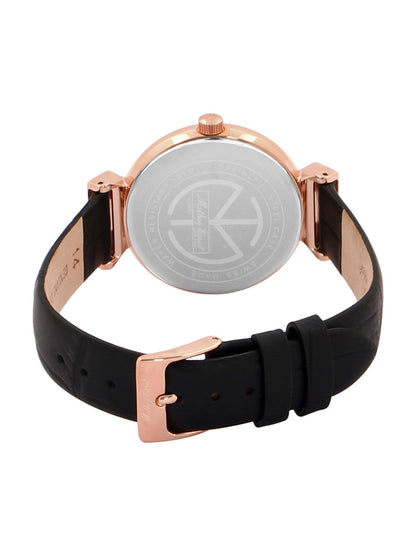 Mathey-Tissot Swiss Made Analog Black Dial Ladies Watch-D1089PLN