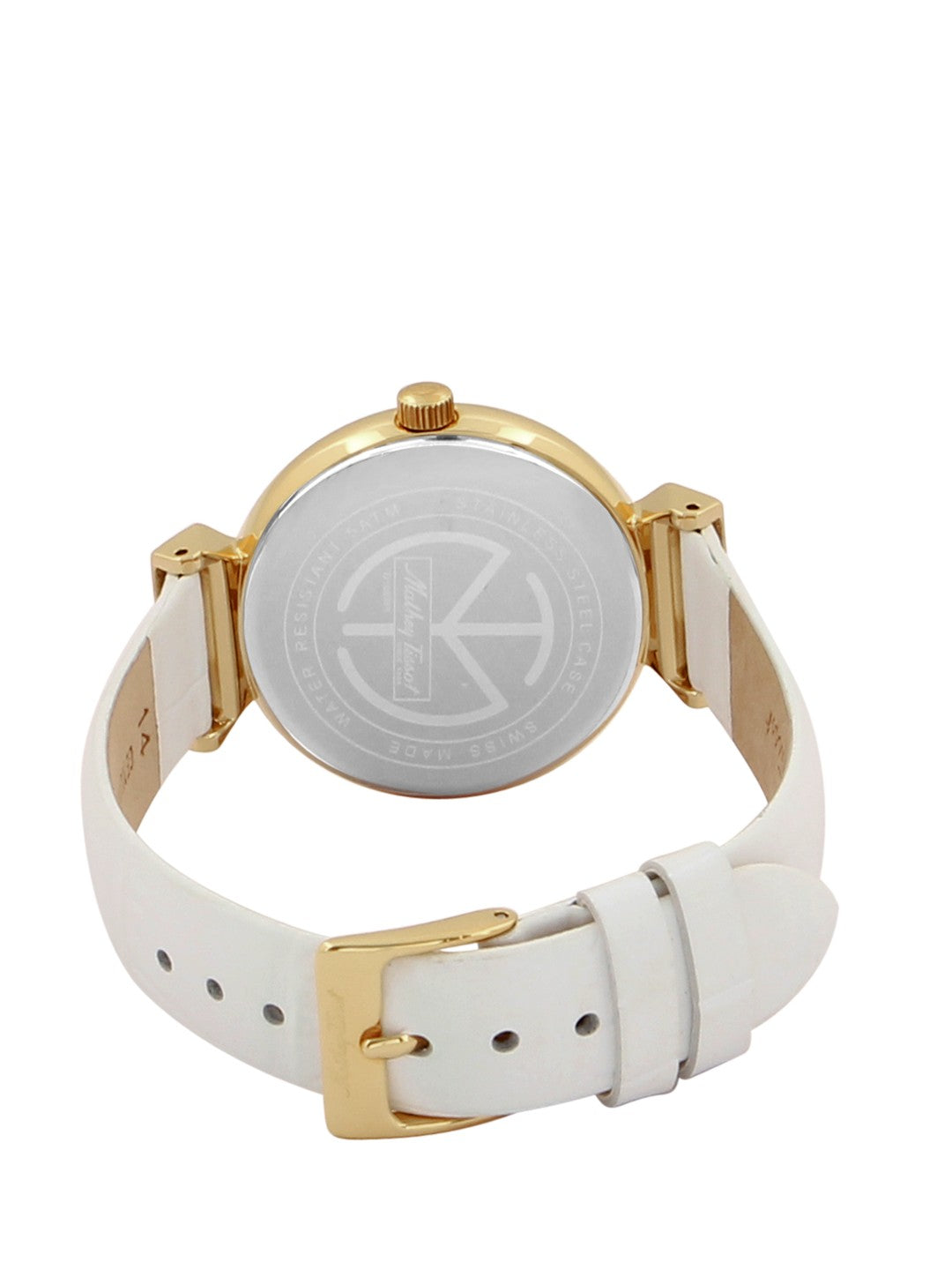 Mathey-Tissot Swiss Made Analog White Dial Ladies Watch-D1089PLYI